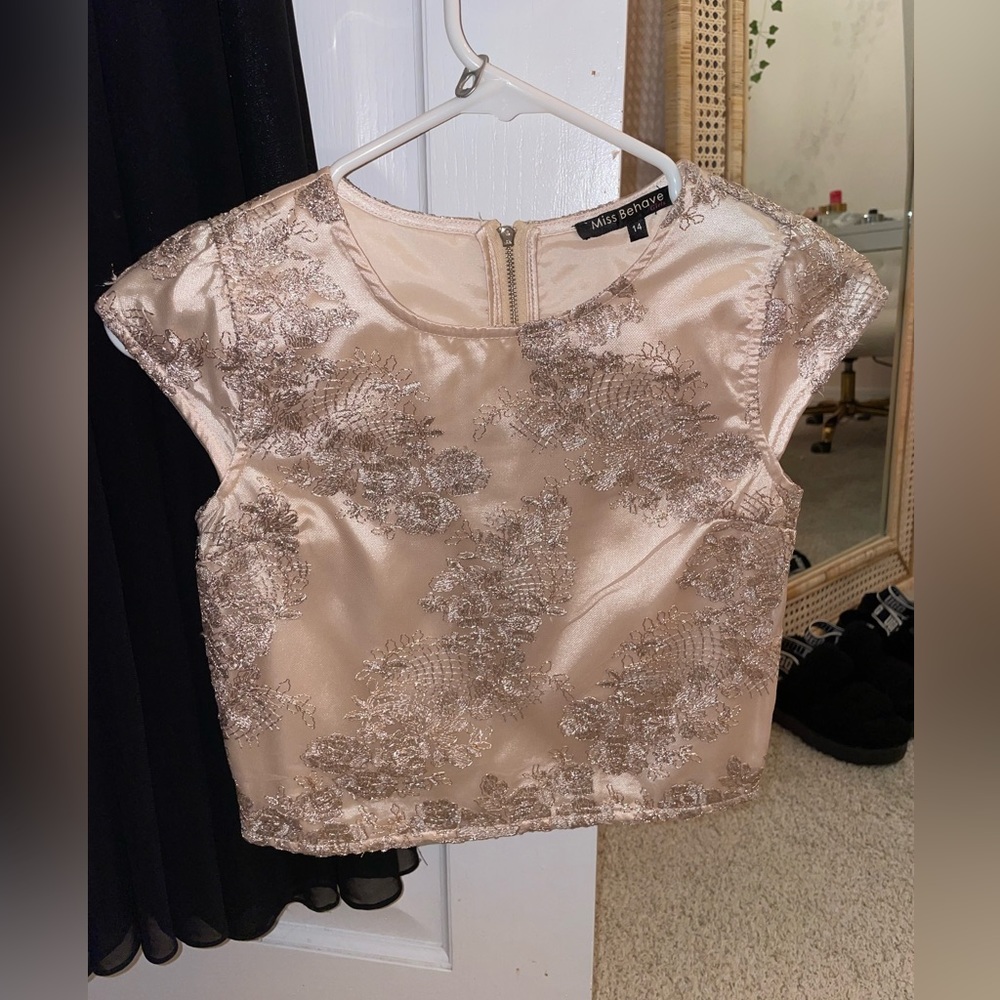 Two piece set- rose gold